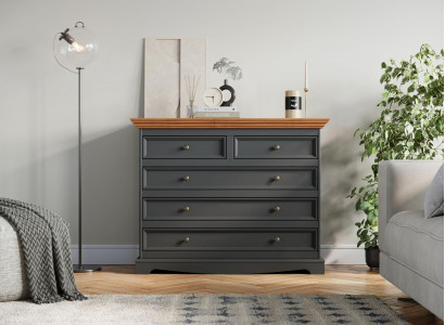 Kommoden Sideboards 5 Schubladen Hochschrank Schrank Regal Kommode Sideboard Neu